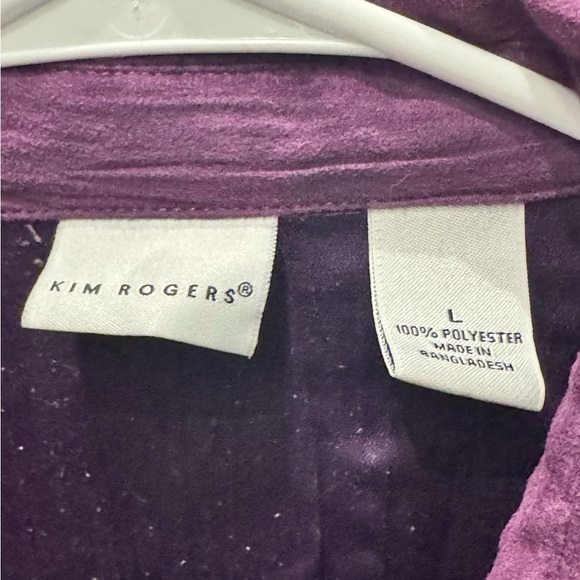 Kim rogers Button-Up Shirt LARGE - Picture 3 of 4